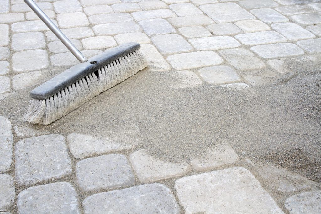 concrete expert working on paving