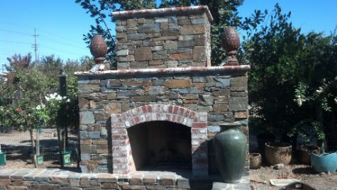 this is picture of Irvine Outdoor Fireplace